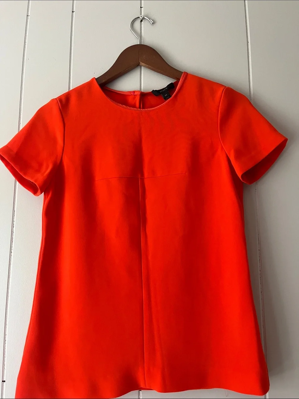 J. Crew Bright Orange Short-Sleeve Top